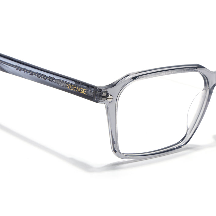 Voyage Glaze Grey Wayfarer Acetate Eyeglasses for Men & Women (FPK26019FMG8115)