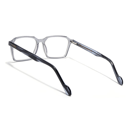 Voyage Glaze Grey Wayfarer Acetate Eyeglasses for Men & Women (FPK26019FMG8115)