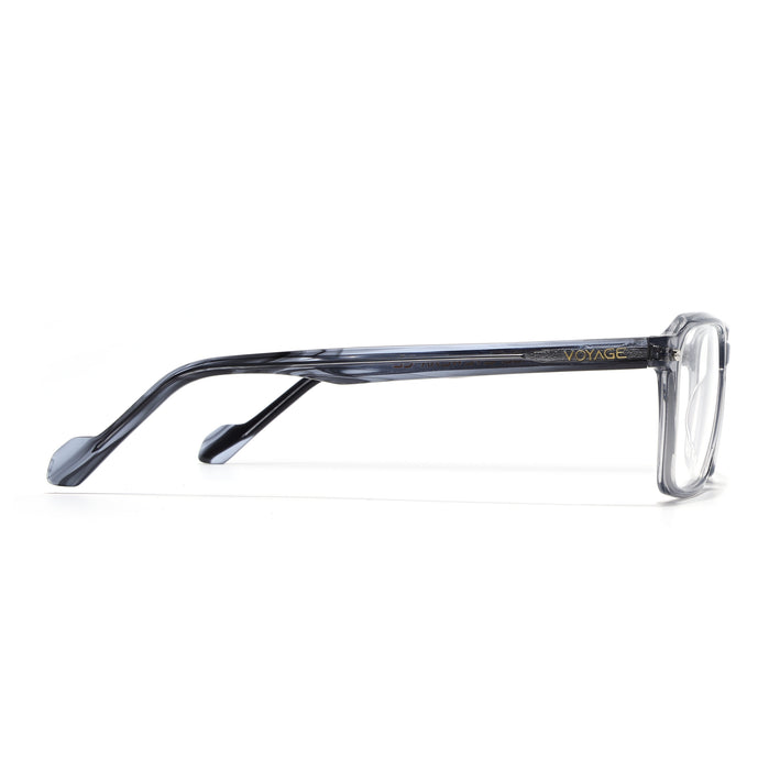 Voyage Glaze Grey Wayfarer Acetate Eyeglasses for Men & Women (FPK26019FMG8115)