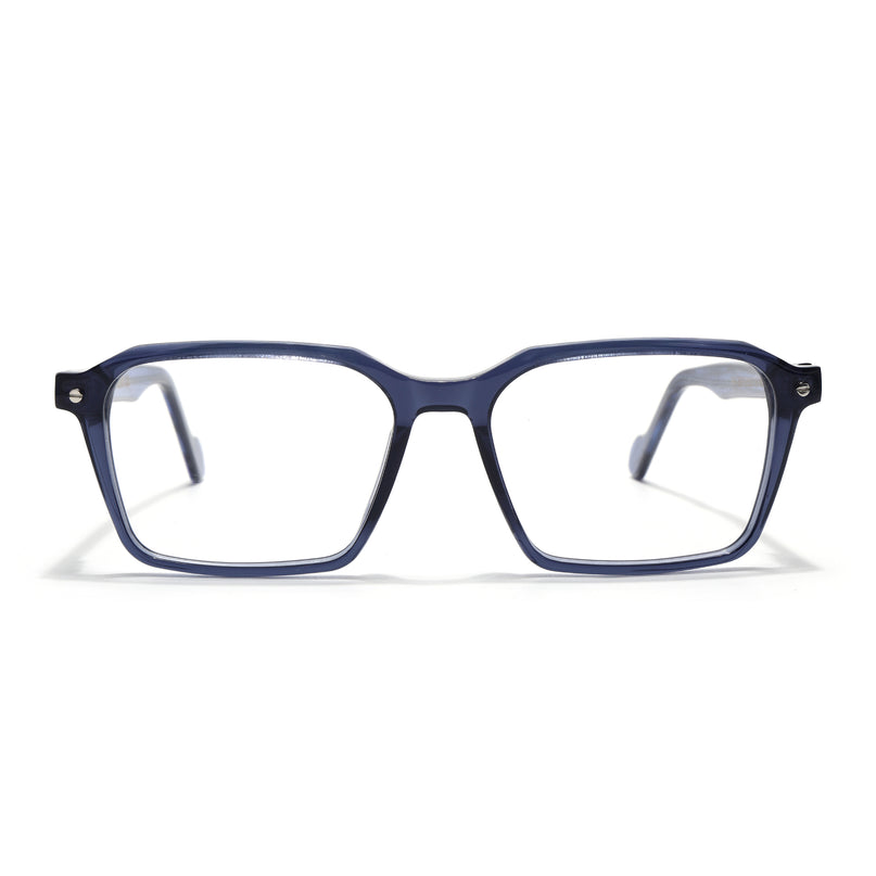 Voyage Glaze Blue Wayfarer Acetate Eyeglasses for Men & Women (FPK26019FMG8116)