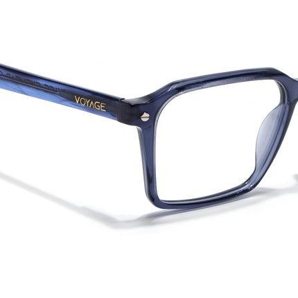 Voyage Glaze Blue Wayfarer Acetate Eyeglasses for Men & Women (FPK26019FMG8116)