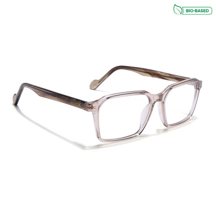 Voyage Glaze Brown Wayfarer Acetate Eyeglasses for Men & Women (FPK26019FMG8117)