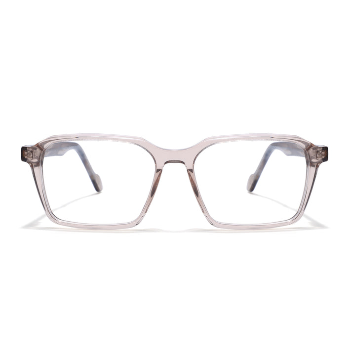 Voyage Glaze Brown Wayfarer Acetate Eyeglasses for Men & Women (FPK26019FMG8117)