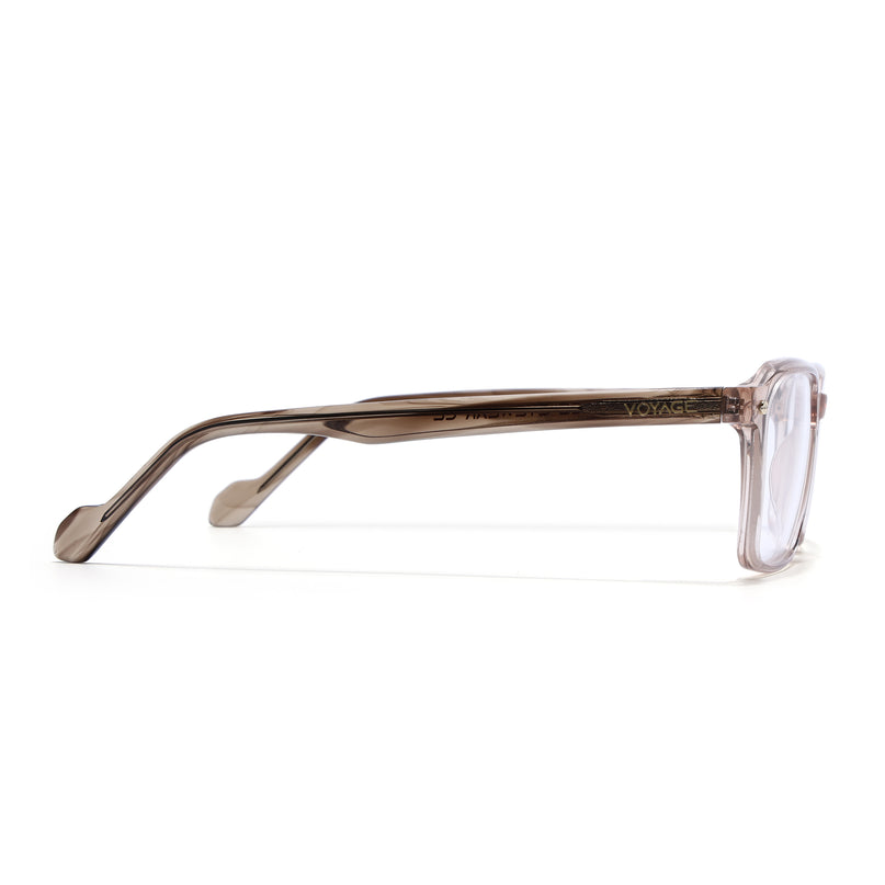 Voyage Glaze Brown Wayfarer Acetate Eyeglasses for Men & Women (FPK26019FMG8117)