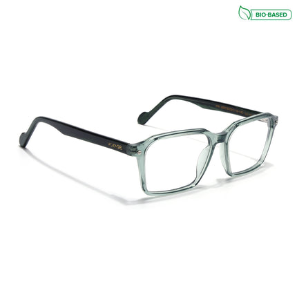 Voyage Glaze Green Wayfarer Acetate Eyeglasses for Men & Women (FPK26019FMG8118)