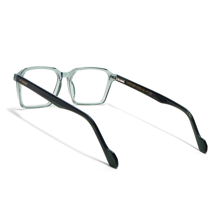 Voyage Glaze Green Wayfarer Acetate Eyeglasses for Men & Women (FPK26019FMG8118)