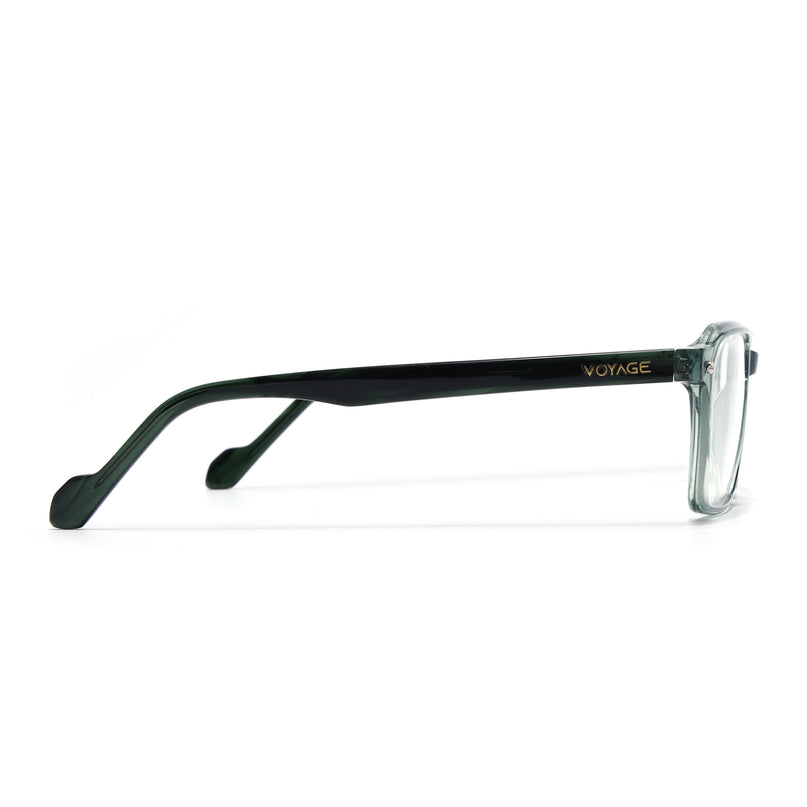 Voyage Glaze Green Wayfarer Acetate Eyeglasses for Men & Women (FPK26019FMG8118)