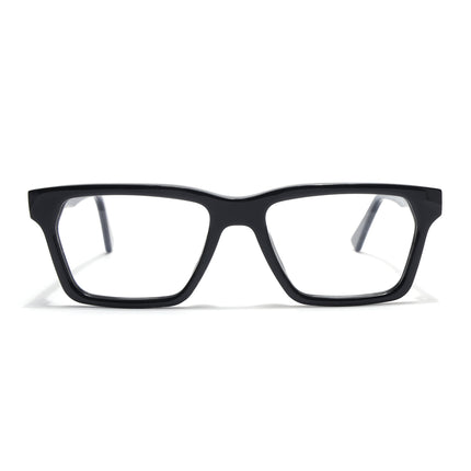 Voyage Glaze Black Rectangle Acetate Eyeglasses for Men & Women (FPK26020FMG8680)
