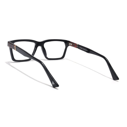 Voyage Glaze Black Rectangle Acetate Eyeglasses for Men & Women (FPK26020FMG8680)