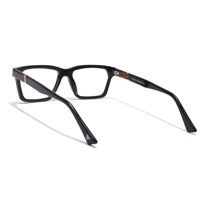 Voyage Glaze Black Rectangle Acetate Eyeglasses for Men & Women (FPK26020FMG8680)