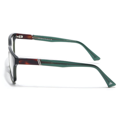 Voyage Glaze Green Rectangle Acetate Eyeglasses for Men & Women (FPK26020FMG8683)