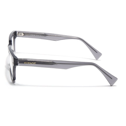 Voyage Glaze Grey Rectangle Acetate Eyeglasses for Men & Women (FPK26022FMG8651)