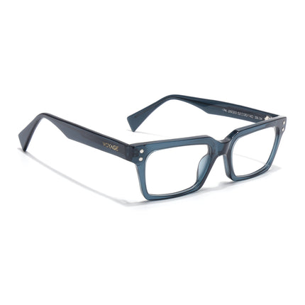 Voyage Glaze Green Rectangle Acetate Eyeglasses for Men & Women (FPK26022FMG8653)