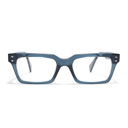 Voyage Glaze Green Rectangle Acetate Eyeglasses for Men & Women (FPK26022FMG8653)
