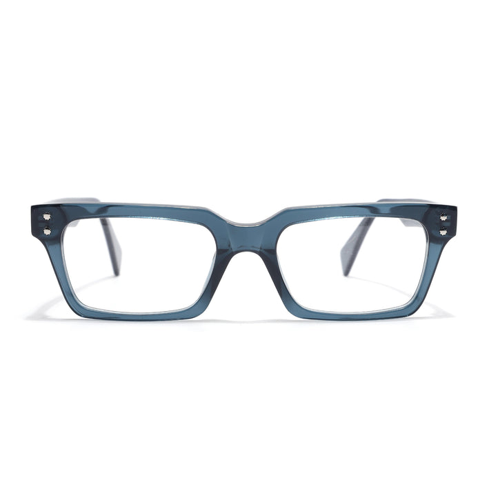 Voyage Glaze Green Rectangle Acetate Eyeglasses for Men & Women (FPK26022FMG8653)