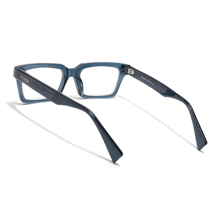 Voyage Glaze Green Rectangle Acetate Eyeglasses for Men & Women (FPK26022FMG8653)