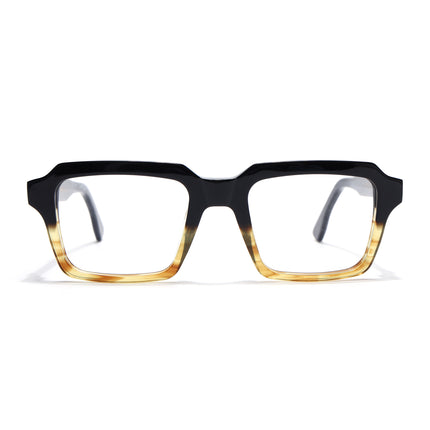 Voyage Glaze Black Wayfarer Acetate Eyeglasses for Men & Women (FPK26023FMG8124)