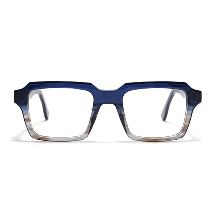 Voyage Glaze Blue Wayfarer Acetate Eyeglasses for Men & Women (FPK26023FMG8125)