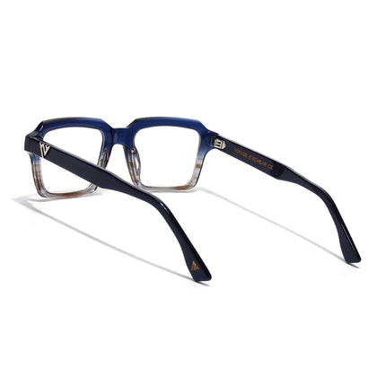 Voyage Glaze Blue Wayfarer Acetate Eyeglasses for Men & Women (FPK26023FMG8125)