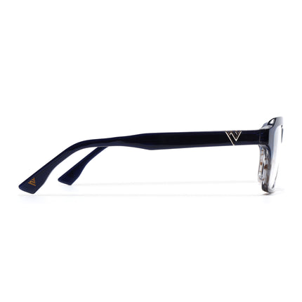 Voyage Glaze Blue Wayfarer Acetate Eyeglasses for Men & Women (FPK26023FMG8125)