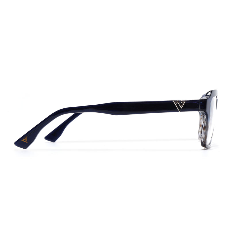 Voyage Glaze Blue Wayfarer Acetate Eyeglasses for Men & Women (FPK26023FMG8125)
