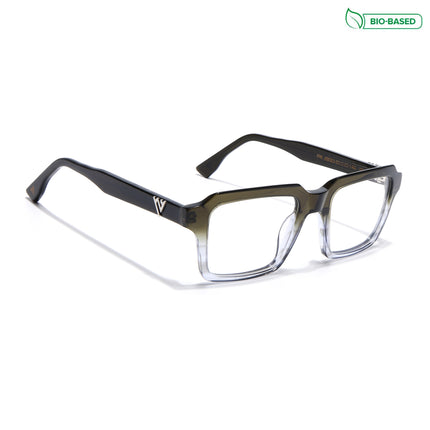 Voyage Glaze Green Wayfarer Acetate Eyeglasses for Men & Women (FPK26023FMG8126)