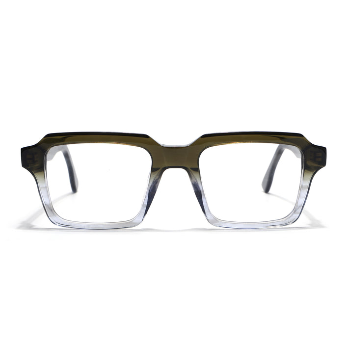 Voyage Glaze Green Wayfarer Acetate Eyeglasses for Men & Women (FPK26023FMG8126)
