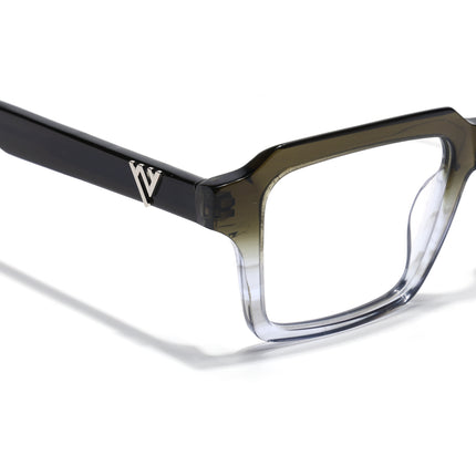 Voyage Glaze Green Wayfarer Acetate Eyeglasses for Men & Women (FPK26023FMG8126)
