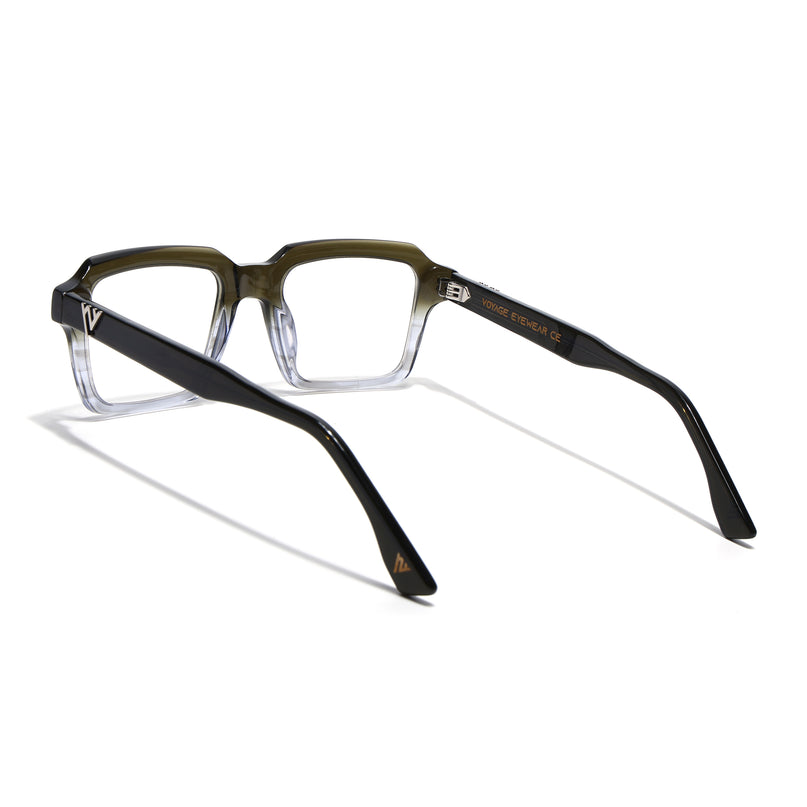 Voyage Glaze Green Wayfarer Acetate Eyeglasses for Men & Women (FPK26023FMG8126)