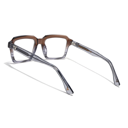 Voyage Glaze Brown Wayfarer Acetate Eyeglasses for Men & Women (FPK26023FMG8127)