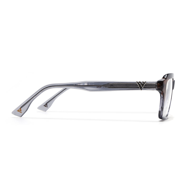 Voyage Glaze Brown Wayfarer Acetate Eyeglasses for Men & Women (FPK26023FMG8127)
