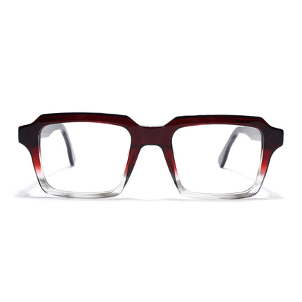 Voyage Glaze Wine Wayfarer Acetate Eyeglasses for Men & Women (FPK26023FMG8128)