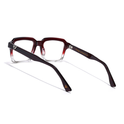 Voyage Glaze Wine Wayfarer Acetate Eyeglasses for Men & Women (FPK26023FMG8128)