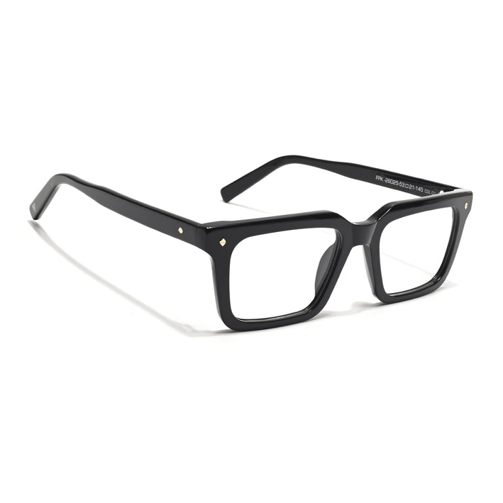 Voyage Glaze Black Wayfarer Acetate Eyeglasses for Men & Women (FPK26025FMG8665)