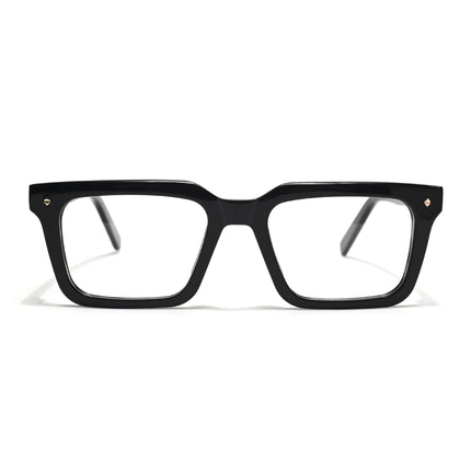 Voyage Glaze Black Wayfarer Acetate Eyeglasses for Men & Women (FPK26025FMG8665)