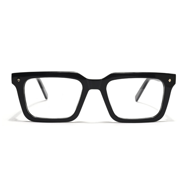 Voyage Glaze Black Wayfarer Acetate Eyeglasses for Men & Women (FPK26025FMG8665)