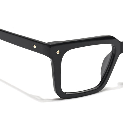 Voyage Glaze Black Wayfarer Acetate Eyeglasses for Men & Women (FPK26025FMG8665)
