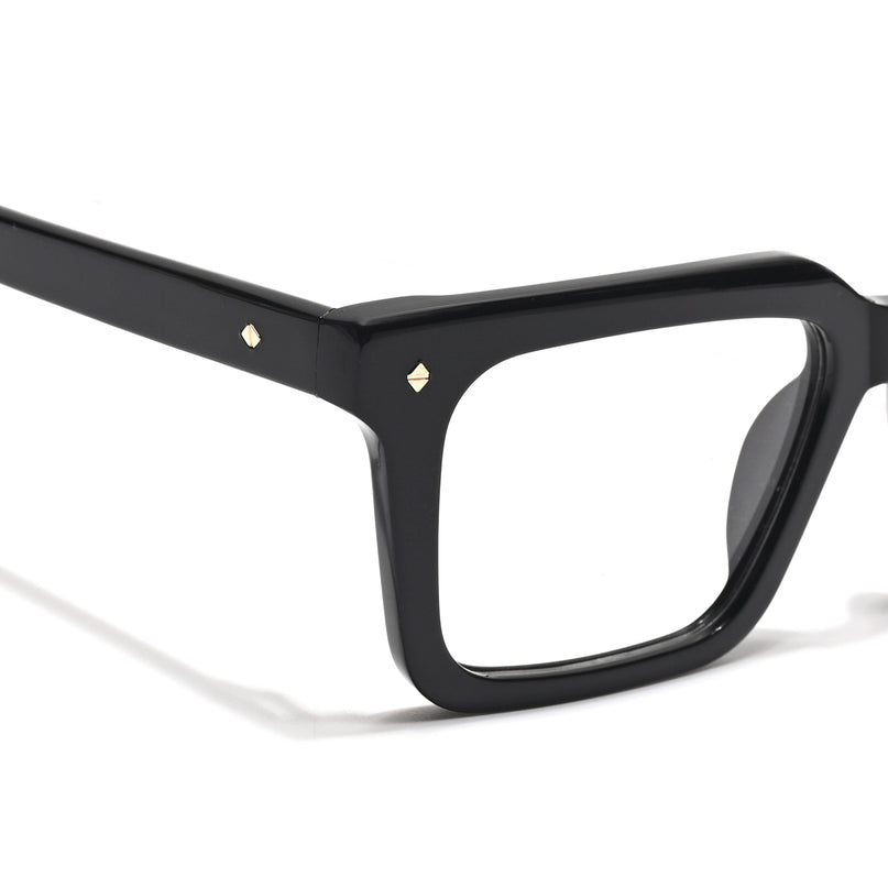 Voyage Glaze Black Wayfarer Acetate Eyeglasses for Men & Women (FPK26025FMG8665)