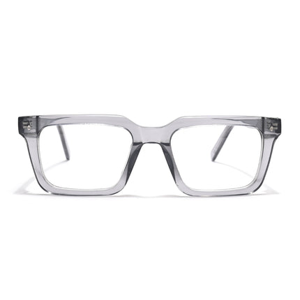 Voyage Glaze Grey Wayfarer Acetate Eyeglasses for Men & Women (FPK26025FMG8666)
