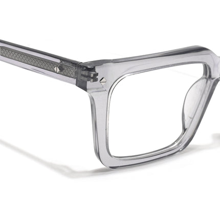 Voyage Glaze Grey Wayfarer Acetate Eyeglasses for Men & Women (FPK26025FMG8666)