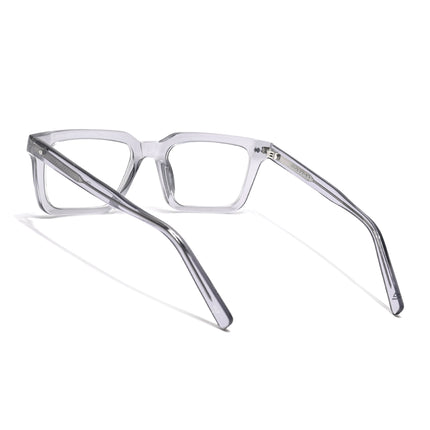 Voyage Glaze Grey Wayfarer Acetate Eyeglasses for Men & Women (FPK26025FMG8666)