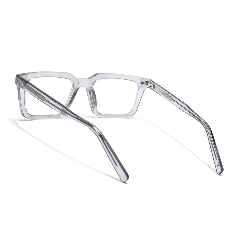 Voyage Glaze Grey Wayfarer Acetate Eyeglasses for Men & Women (FPK26025FMG8666)