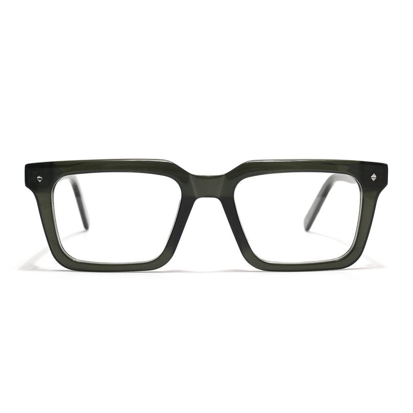 Voyage Glaze Green Wayfarer Acetate Eyeglasses for Men & Women (FPK26025FMG8668)