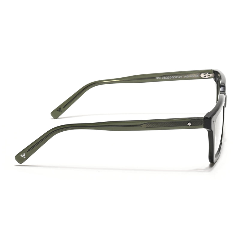 Voyage Glaze Green Wayfarer Acetate Eyeglasses for Men & Women (FPK26025FMG8668)