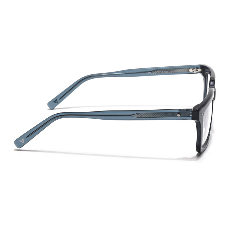 Voyage Glaze Blue Wayfarer Acetate Eyeglasses for Men & Women (FPK26025FMG8669)