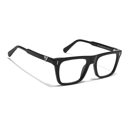 Voyage Glaze Black Wayfarer Acetate Eyeglasses for Men & Women (FPK26026FMG8685)