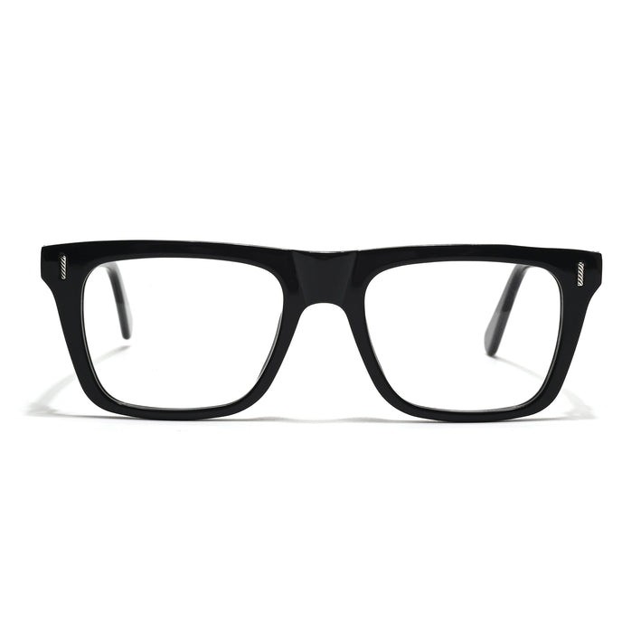 Voyage Glaze Black Wayfarer Acetate Eyeglasses for Men & Women (FPK26026FMG8685)
