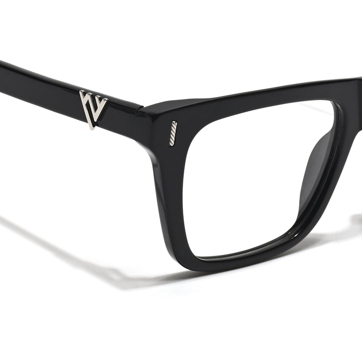 Voyage Glaze Black Wayfarer Acetate Eyeglasses for Men & Women (FPK26026FMG8685)