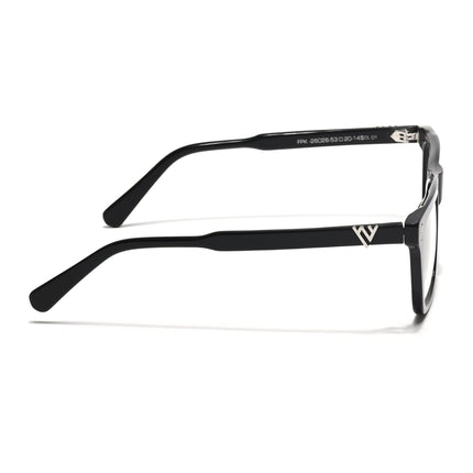 Voyage Glaze Black Wayfarer Acetate Eyeglasses for Men & Women (FPK26026FMG8685)