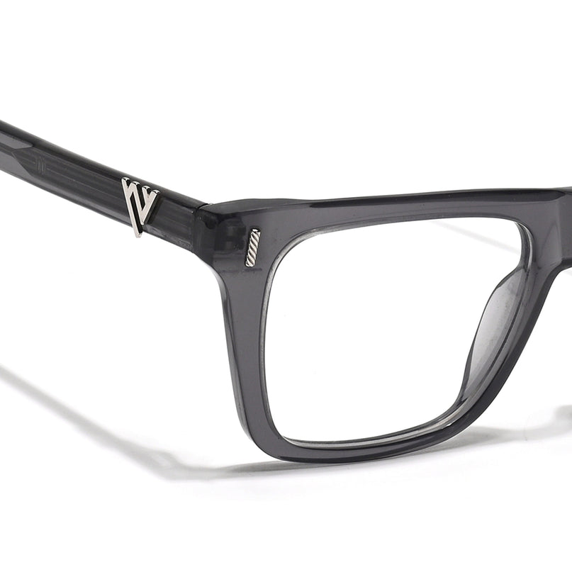 Voyage Glaze Grey Wayfarer Acetate Eyeglasses for Men & Women (FPK26026FMG8686)